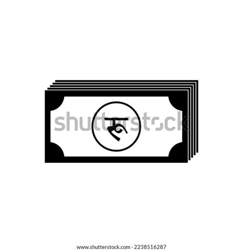 Nepal Currency Symbol Nepalese Rupee Icon Stock Vector (Royalty Free ...