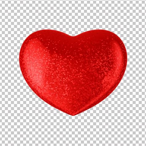 corazon rojo   corazon rojo en el archivo psd premium