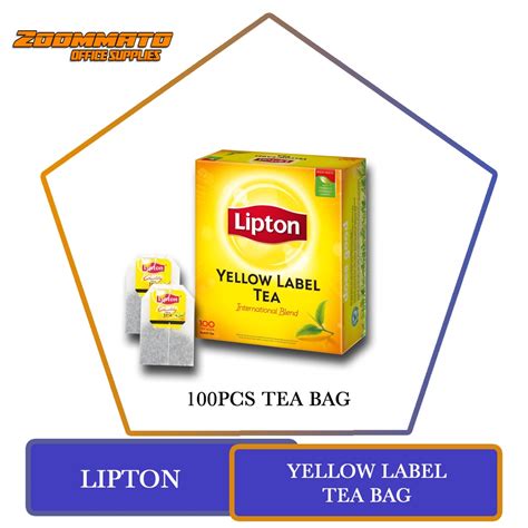 Lipton Yellow Label Tea Bags 100pcs Shopee Malaysia