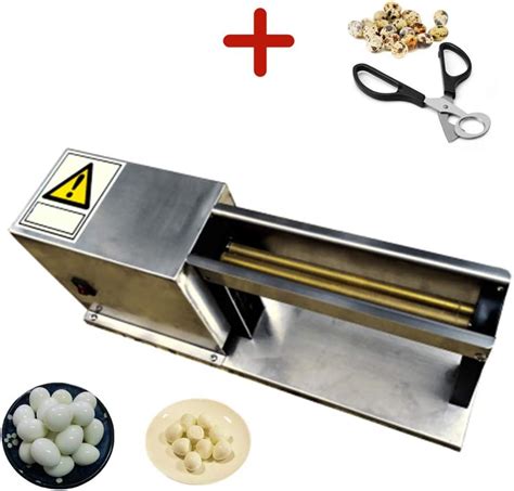 50kgh Electric Quail Egg Peeler Commercial Semi Automatic Quail Egg