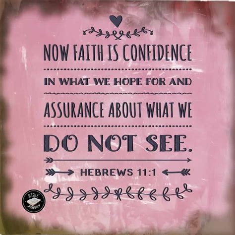 Hebrews 11:1 NIV - Bible Verse Image
