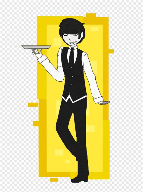 Illustration Human Behavior Clothing Waiter Angle Human Png PNGEgg