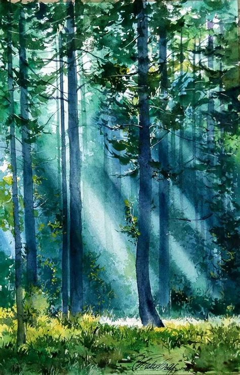 √ Watercolor Woods