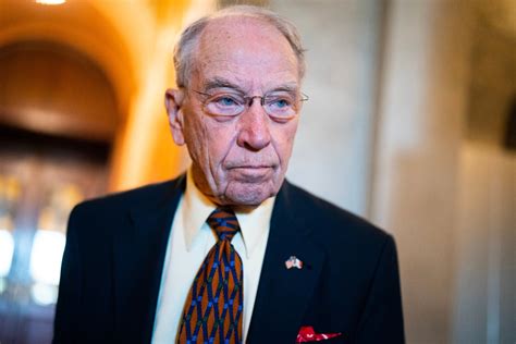 Gop Sen Chuck Grassley Accuses Biden Administration Of Trying To