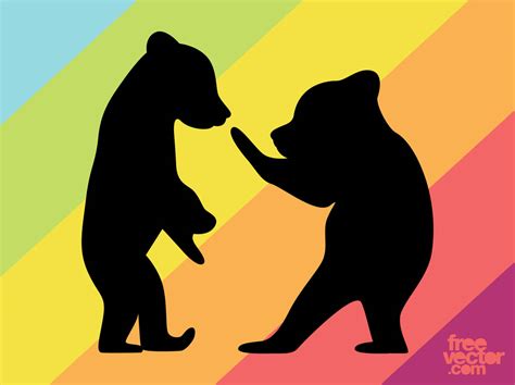 Bear Cub Silhouette Svg