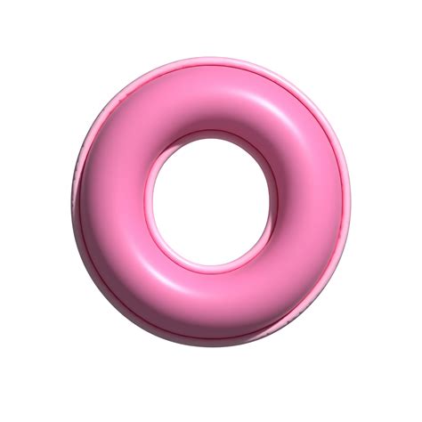 Letter O Pink Alphabet Glossy Png