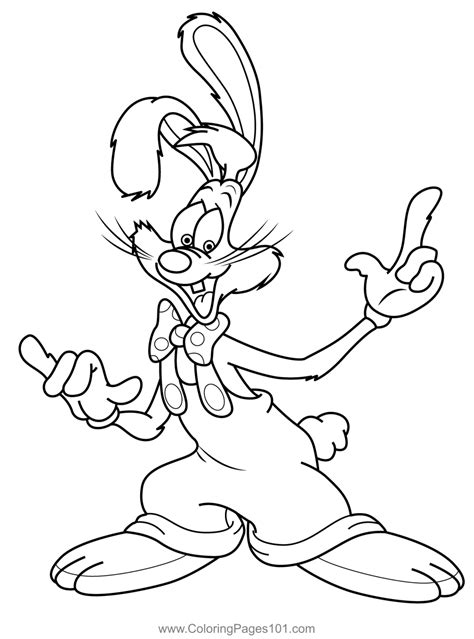 Image Result For Disney Roger Rabbit Coloring Pages Cartoon Coloring