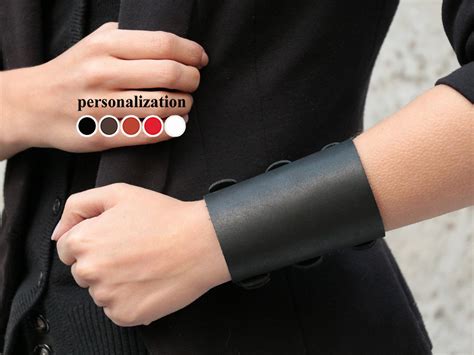 Leather Bracers Leather Arm Guard Arm Guard Arm Cuff Men Wrist Etsy