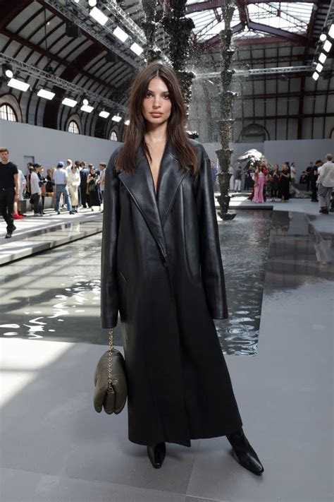 Emily Ratajkowski Goes Naked Underneath A Trench Coat At Paris