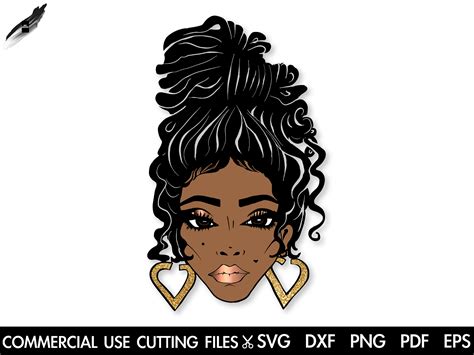 Black Woman Svg Locs Svg Dreadlocks Svg Afro Svg Nbkomputer