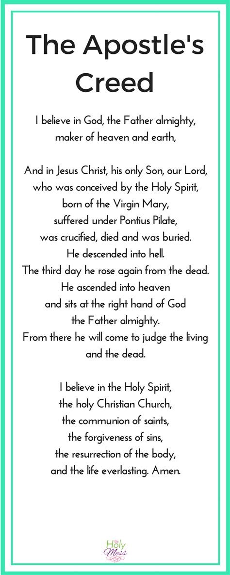 The Apostles Creed Prayer Everything You Need To Know