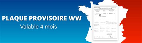 Cpi Plaque Ww Demandez Une Immatriculation Provisoire En Ligne