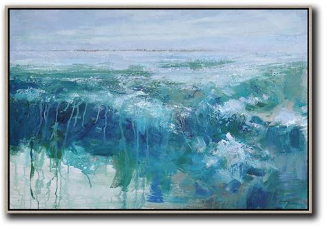 Large Abstract Paintinghorizontal Abstract Landscape Oil Painting On