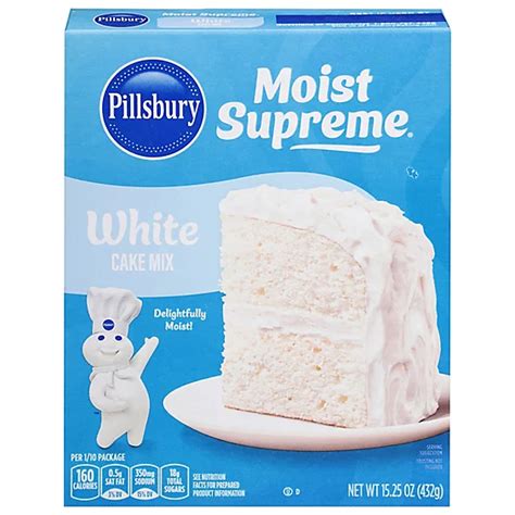 Pillsbury Classic White Cake Mix 1525 Oz Albertsons