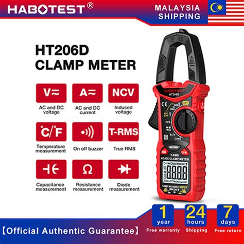 Ht Digital Clamp Meter A Ac Dc Clamp Meter Ultra Clear Display