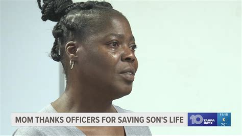 Florida Mother Thanks Police For Saving Her Son S Life Wtsp