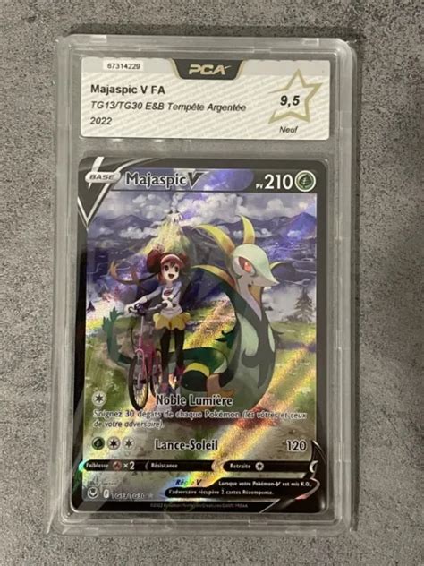 CARTE POKÉMON MAJASPIC V TG13 TG30 Tempête Argentée FR PCA 9 5