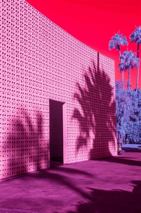 Palm Springs Through Kate Ballis Infrared Lens Ignant