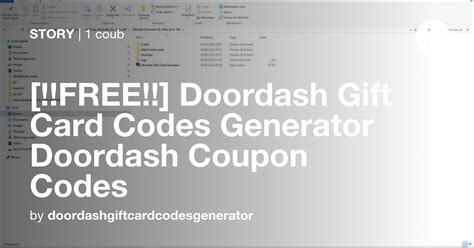 Free Doordash Gift Card Codes Generator Doordash Coupon Codes Coub