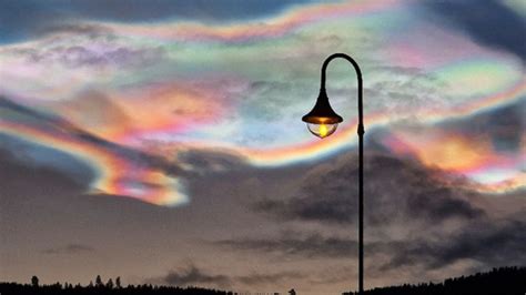 Extremely Rare Rainbow Clouds Lit Up Arctic Skies For 3 Days The