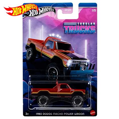 Original Hot Wheels Car Tubular Trucks Dodge Macho Power Wagon