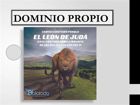 El Dominio Propio Segun La Biblia Pptx