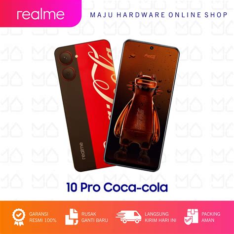 Realme 10 Pro 5G Ram 8 256Gb Coca Cola Edition Garansi Resmi Lazada