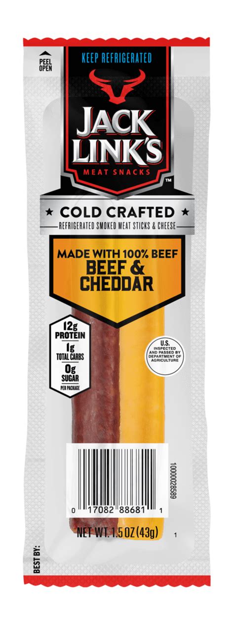 Jack Link S Cold Crafted Original Beef Mild Cheddar Cheese Combo