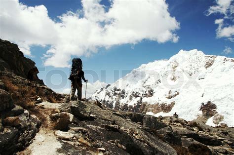 Hiking in the Cordilleras | Stock image | Colourbox