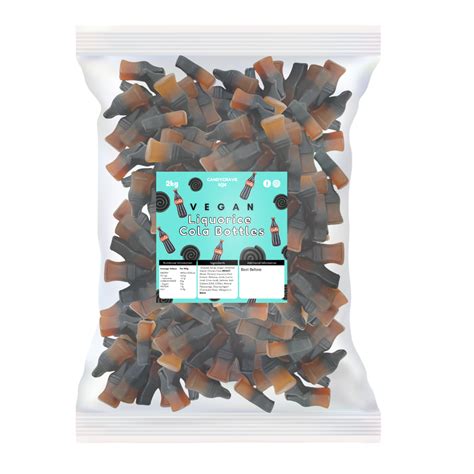Wholesale Candycrave Vegan Liquorice Cola Bottles 2kg Bulk