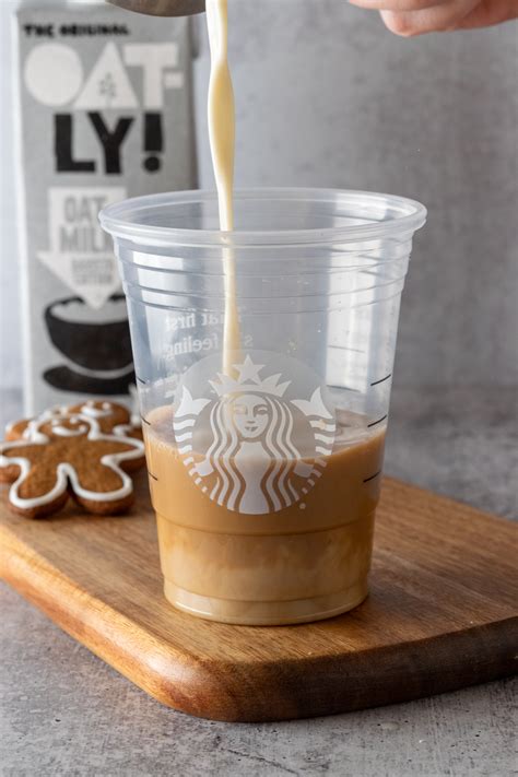 Starbucks Iced Gingerbread Oat Milk Chai Latte Copycat Recipe Sweet Steep