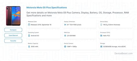 motorola moto   specifications devicebeastcom