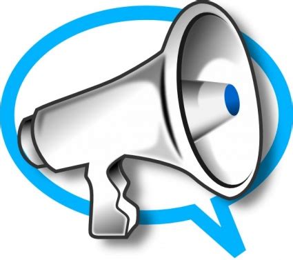 Megaphone clip art Free Clipart Download | FreeImages