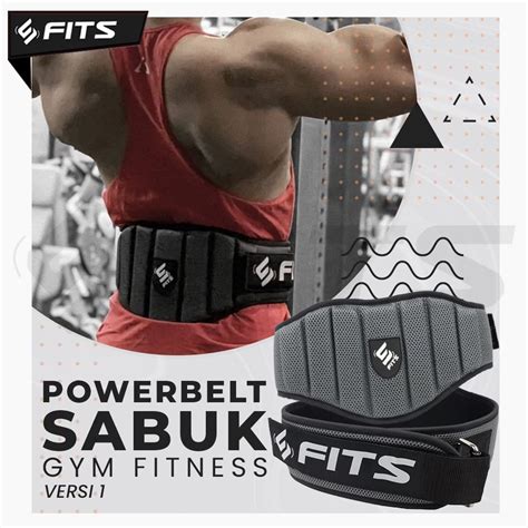 Jual Fits Fact Powerbelt Belt Gym Fitness Weight Lifting Belt