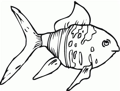 Free Printable Goldfish Coloring Pages For Kids