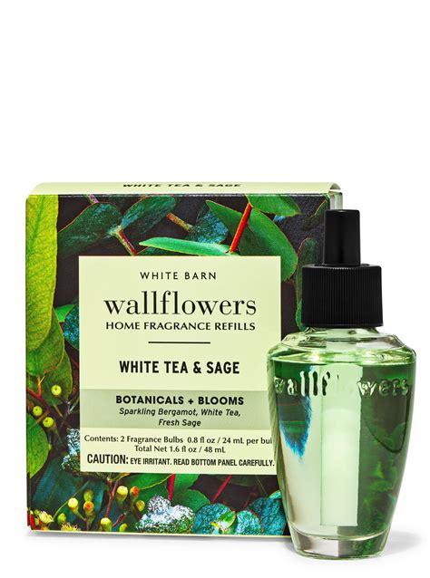 White Tea And Sage Wallflowers Refills 2 Pack Bath And Body Works