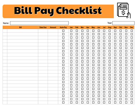 Monthly Bill Payment Schedule 10 Free Pdf Printables Printablee