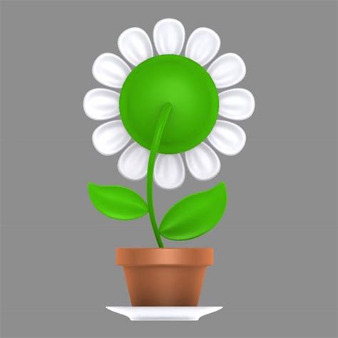 мультфильм цветок 3D Модель $39 - .lwo .obj .max - Free3D
