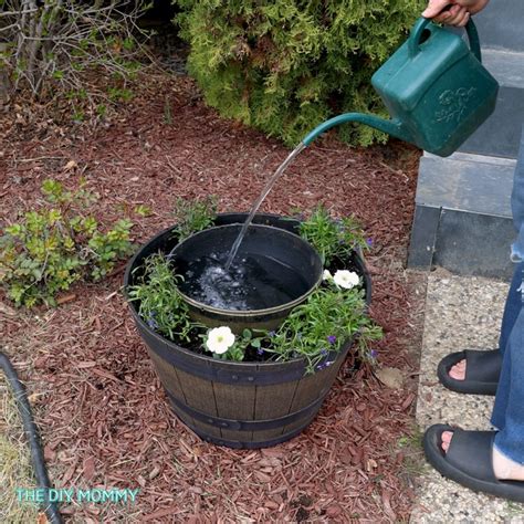 Make An Easy Diy Solar Water Fountain Planter The Diy Mommy