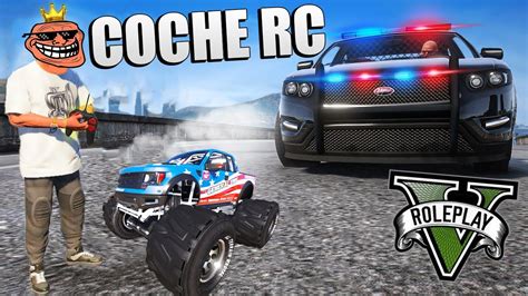 GTA 5 RP Policías Intentan Atraparme Por Robar Bancos Con Un Coche RC