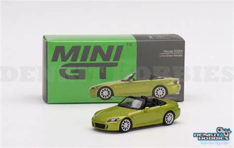 HONDA S2000 AP2 LIME GREEN METALLIC 1 64 MINI GT Denkit Hobbies