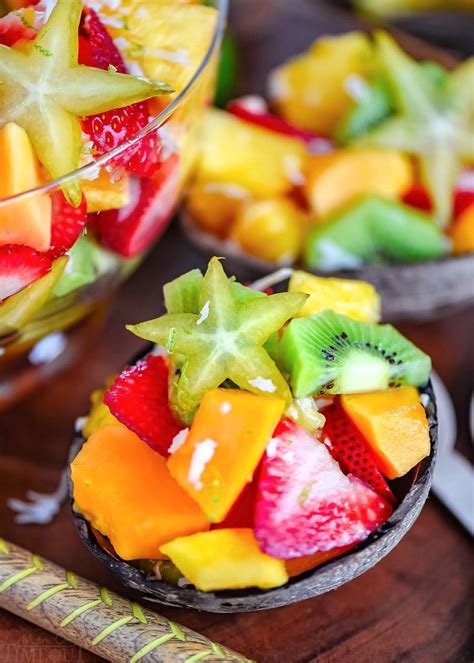 Tropical Fruit Salad With Honey Lime Dressing Mom On Timeout