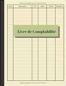 Amazon fr Livre de Comptabilité Grand livre simple Comptes de