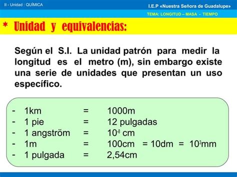 Longitud Masa Tiempo PPT Descarga Gratuita