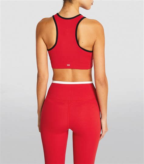 Womens Splits59 Red Blake Rigor Sports Bra Harrods UK