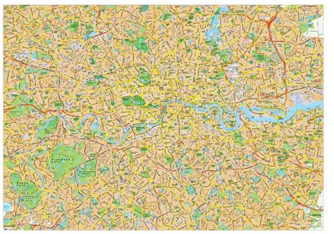 London city map | Digital Maps. ©Netmaps UK.