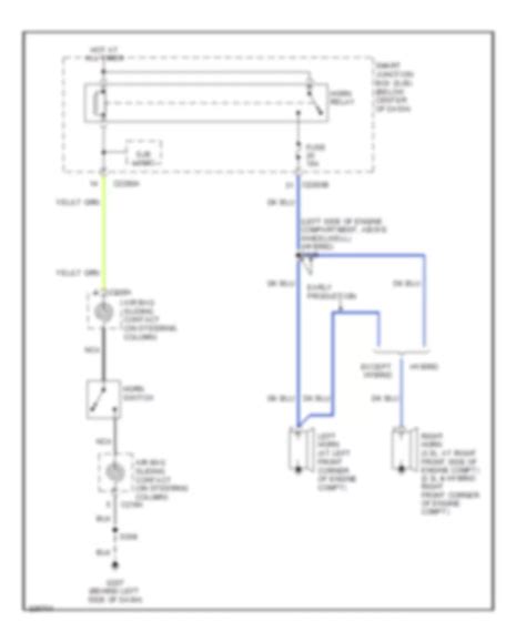 Horn Ford Escape Hybrid 2006 System Wiring Diagrams Wiring Diagrams For Cars