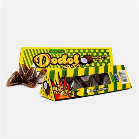 dodol original triangle long box mamamidah authentic traditional food