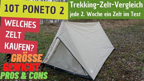 Trekking Zelt Vergleich T Poneto Super G Nstiges Einsteigerzelt