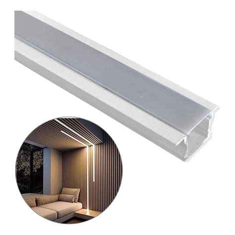 Perfil Para Fita Led Embutir Branco Vara 1m Gesso Shopee Brasil